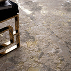 Alfombra Aurora Galaxy Metálica Oro AU04