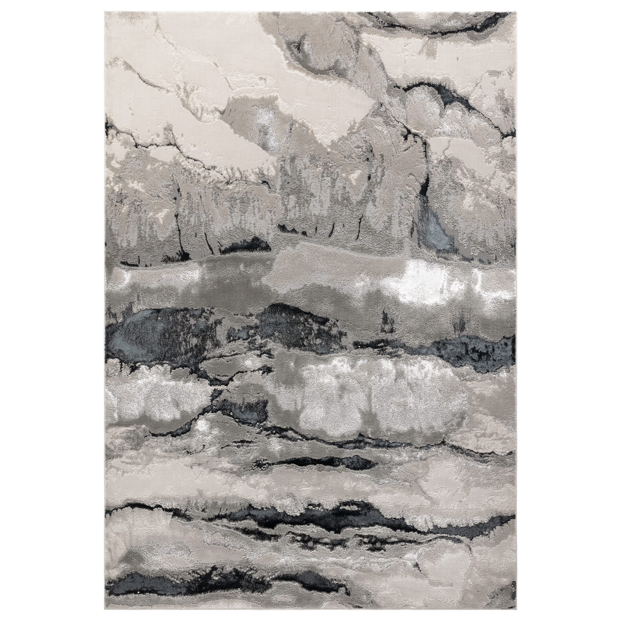 Aurora Quartz Metallic Rug AU05