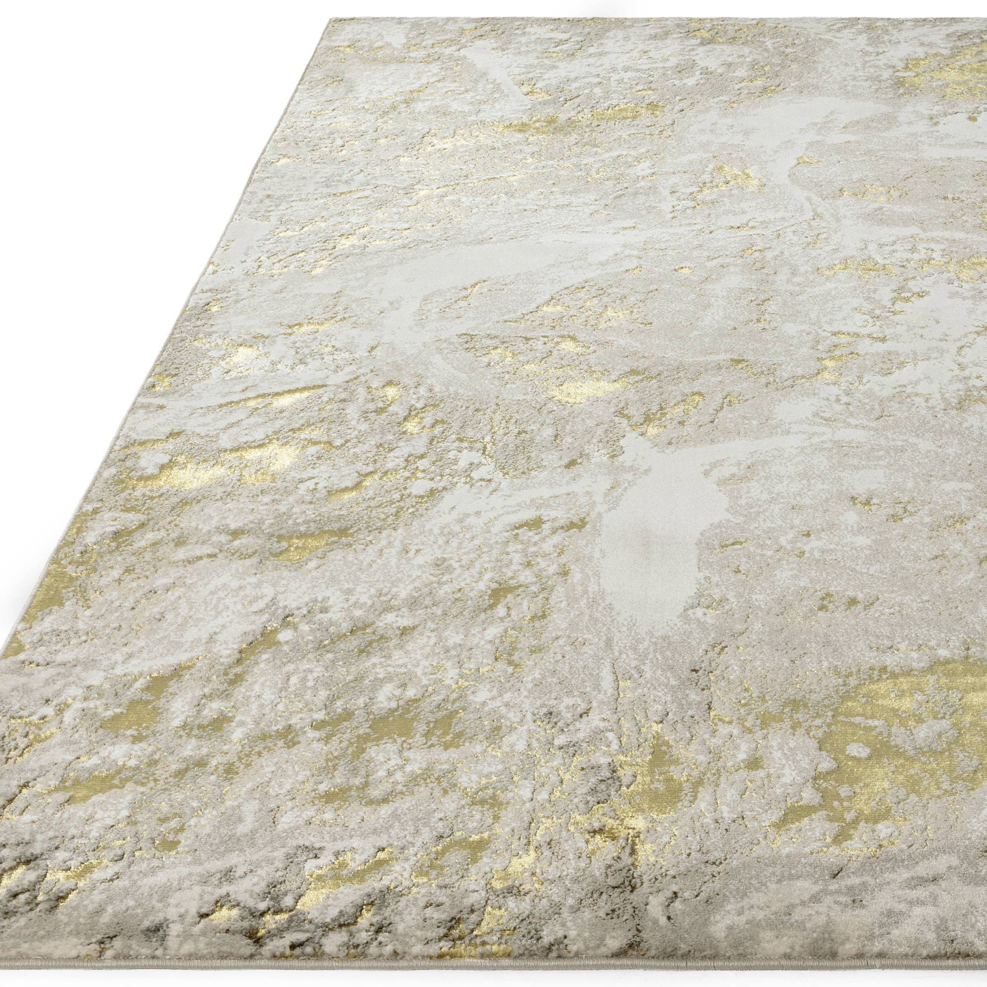 Alfombra Aurora Lustre Metálica Oro AU06