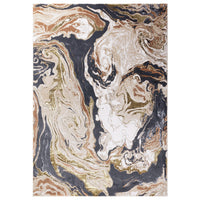 Alfombra Aurora Marble Metálica Oro AU08