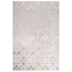 Alfombra Aurora Lattice Metálica Plata AU11