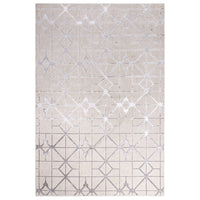 Alfombra Aurora Lattice Metálica Plata AU11