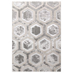 Alfombra Aurora Cristal Metálica Plata AU12