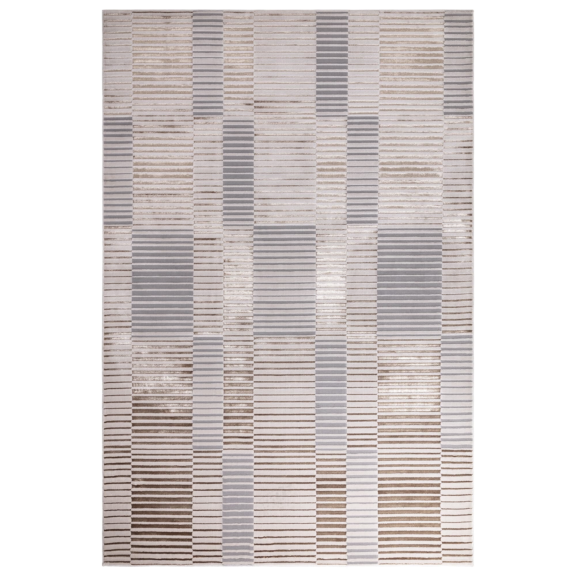 Aurora Ripple Metallic Rug AU14
