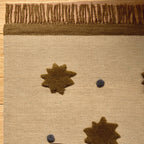 Alfombra MADE Bel Kosmic Natural y Dorado