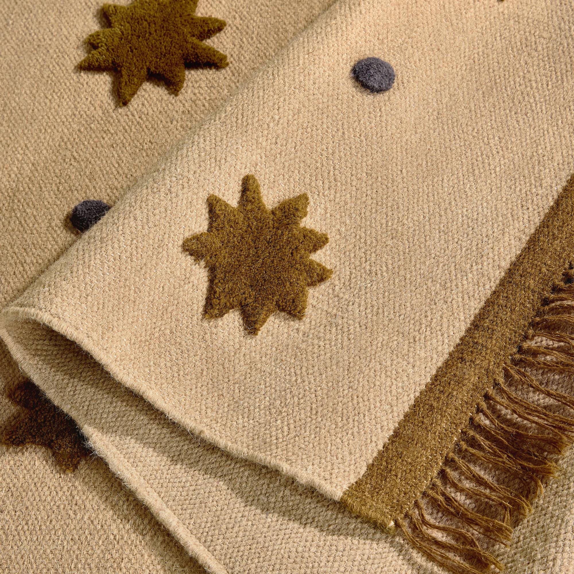 Alfombra MADE Bel Kosmic Natural y Dorado