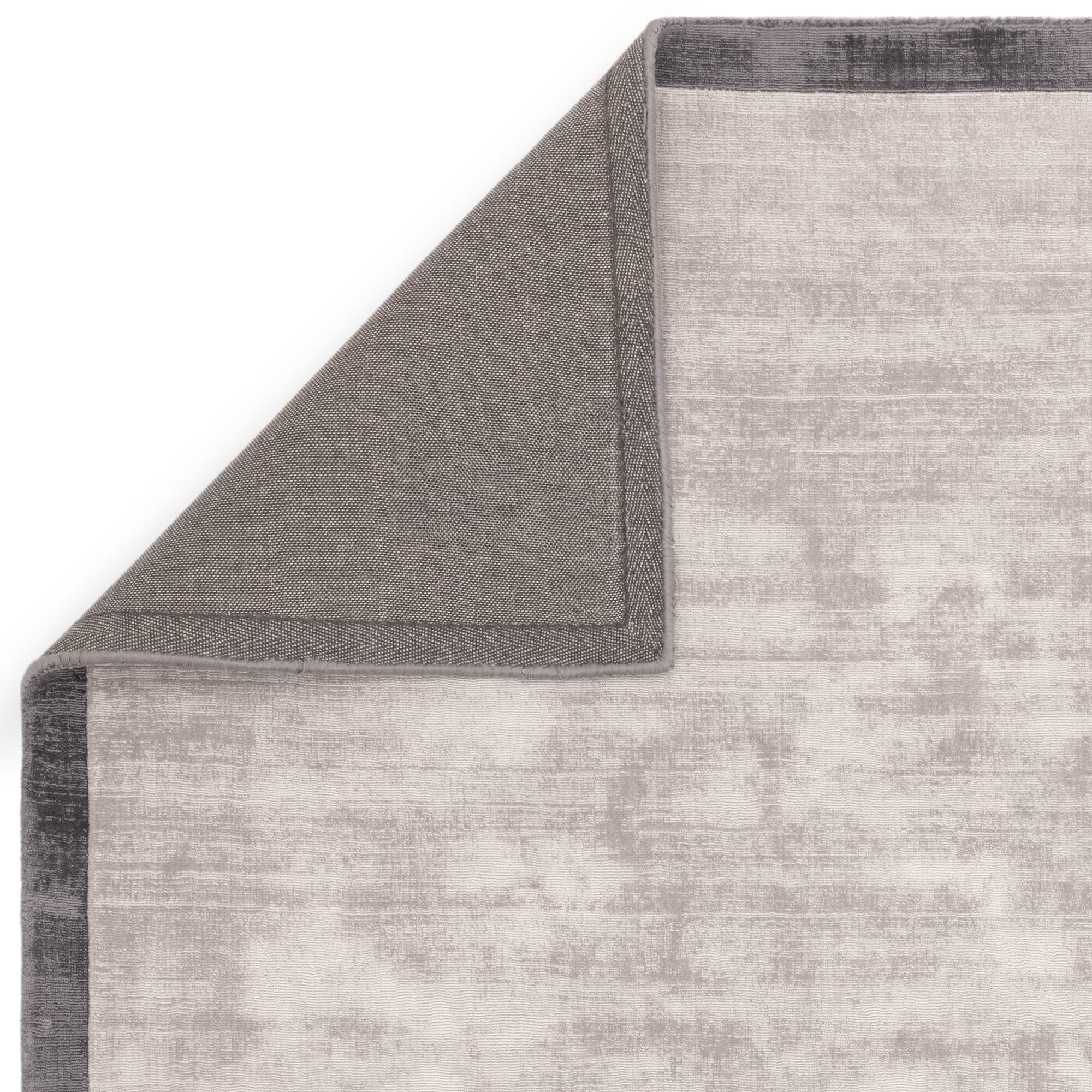 Blade Border Silver / Grey Rug