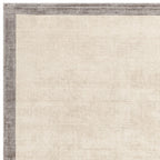 Blade Border Putty / Silver Rug