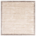 Blade Border Putty / Silver Rug