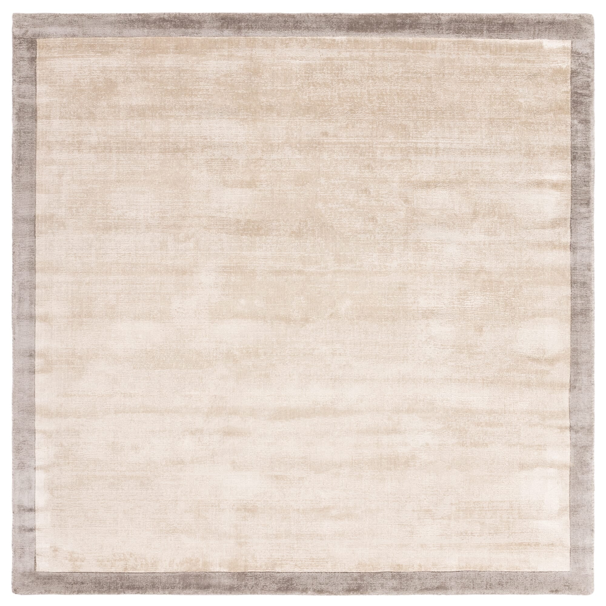Blade Border Putty / Silver Rug