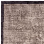 Blade Border Charcoal / Moleskin Rug