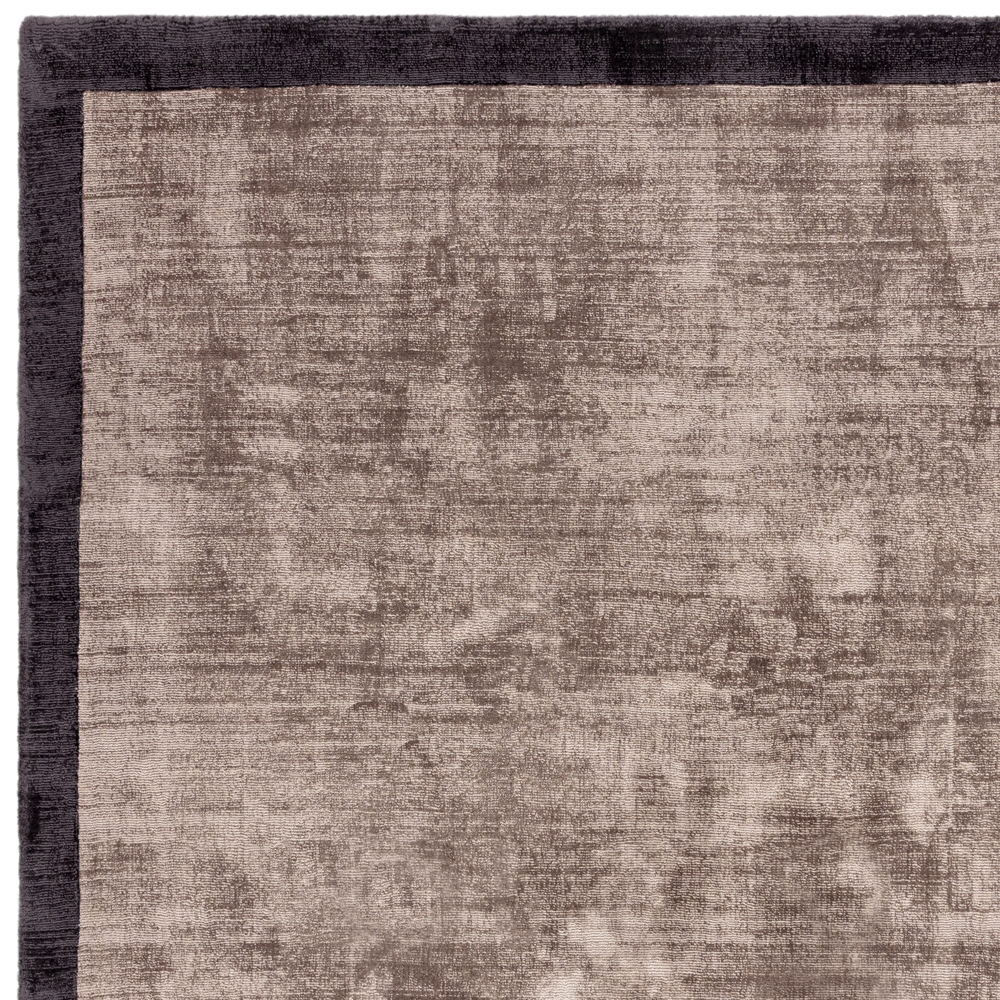 Blade Border Charcoal / Moleskin Rug