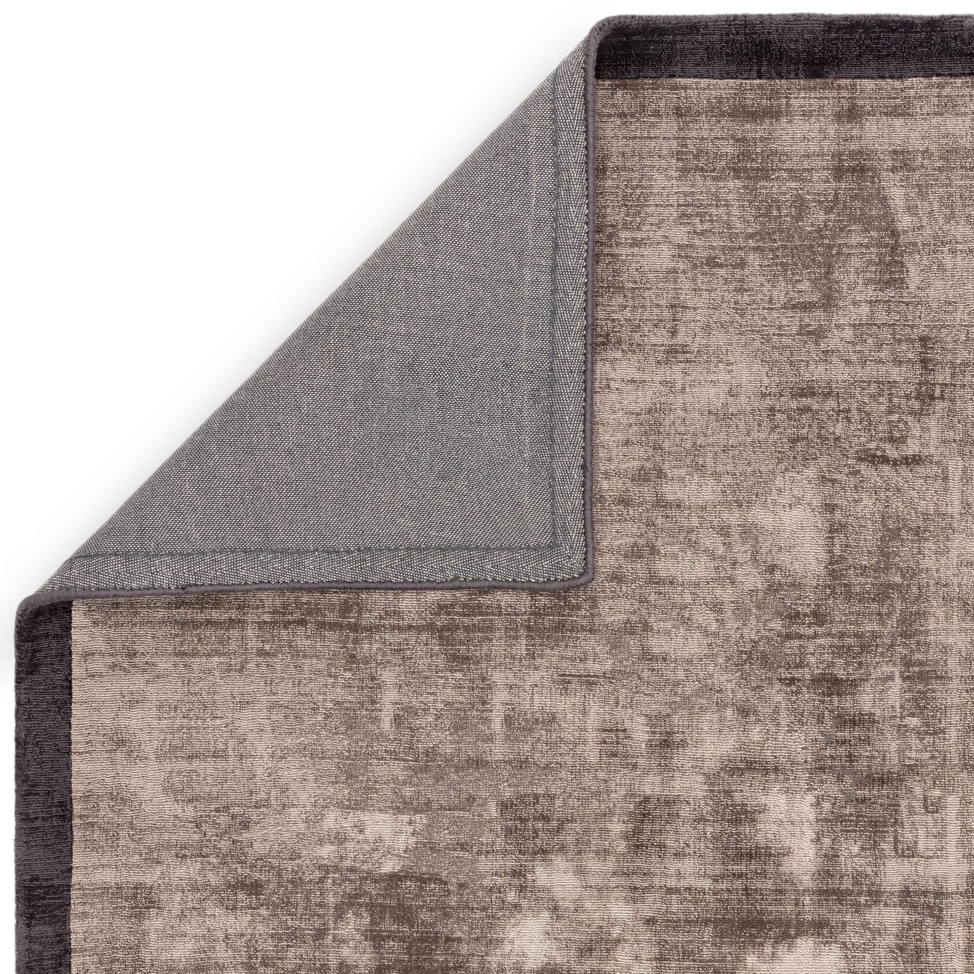 Blade Border Charcoal / Moleskin Rug