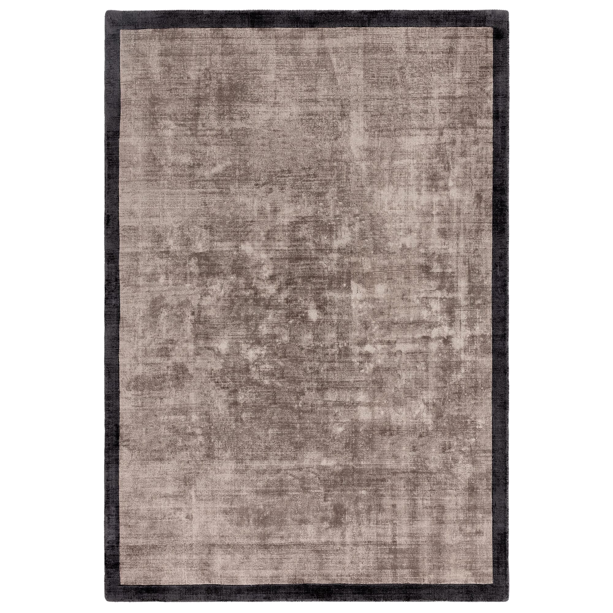 Blade Border Charcoal / Moleskin Rug