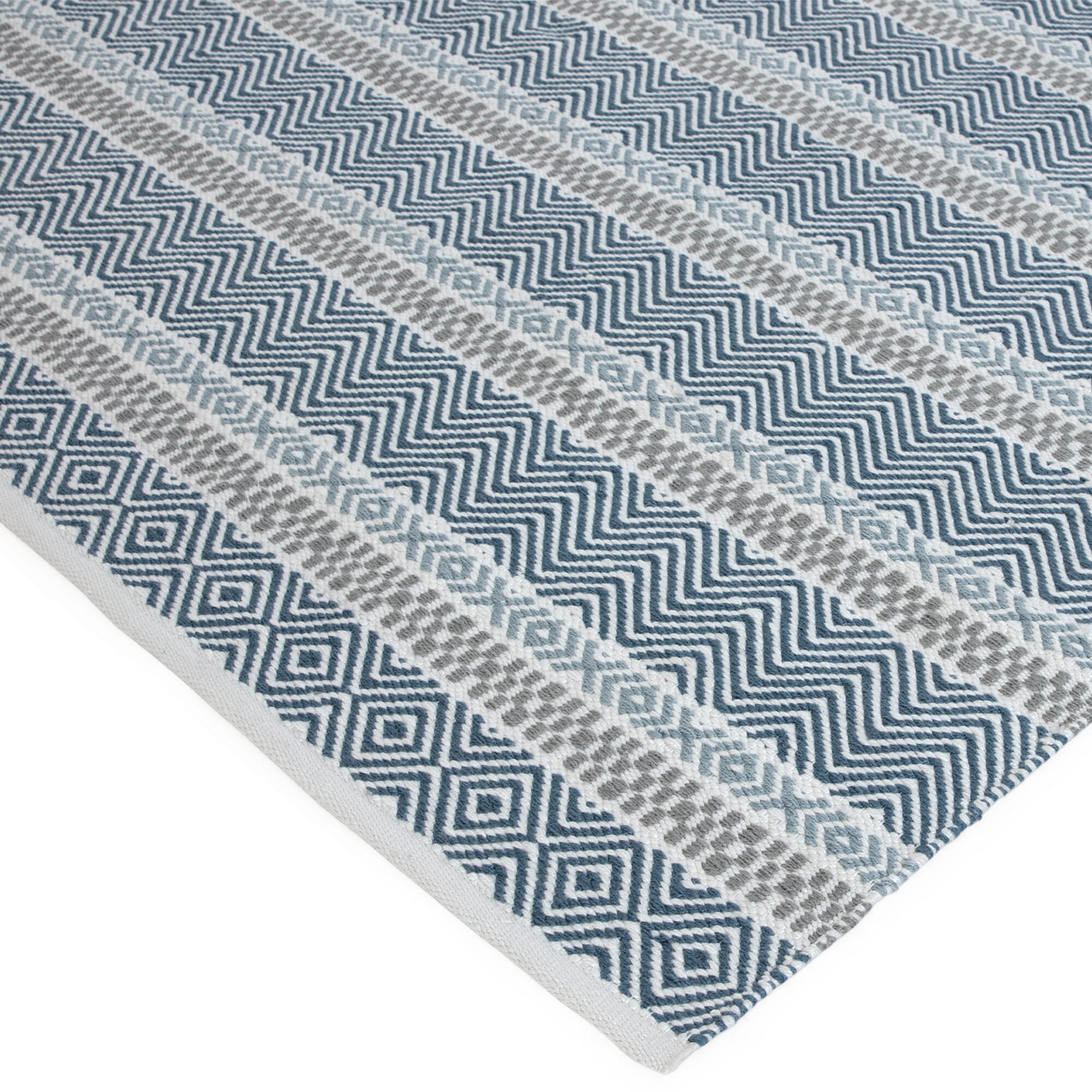 Alfombra Boardwalk Azul Multicolor