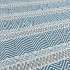 Alfombra Boardwalk Azul Multicolor