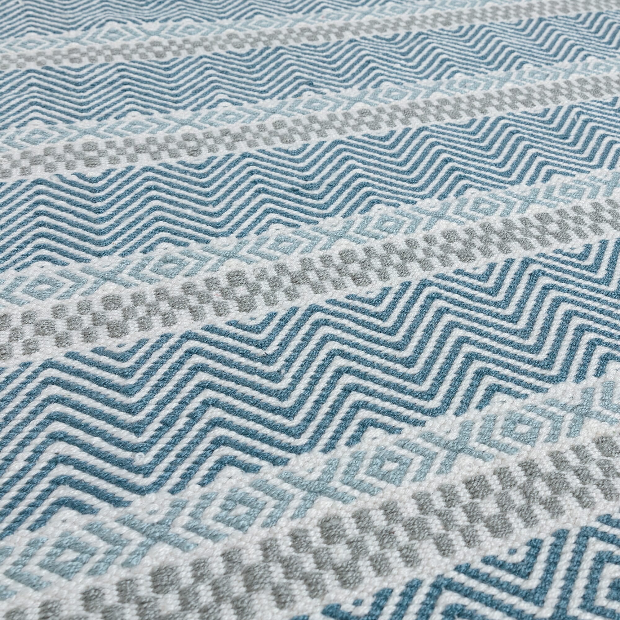 Alfombra Boardwalk Azul Multicolor