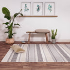 Alfombra Boardwalk Gris Multicolor