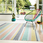 Alfombra Boardwalk Pastel Multicolor