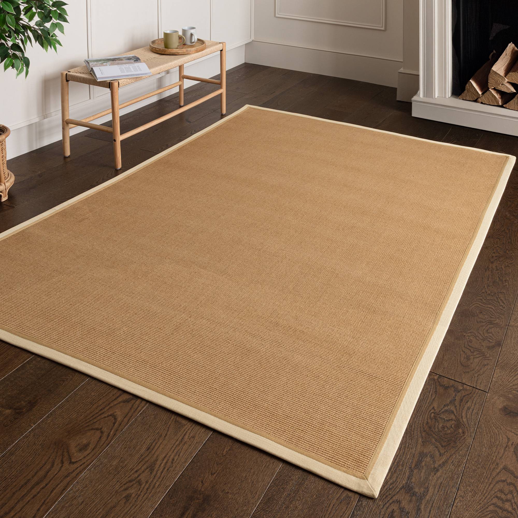 Alfombra Bordo Boucle Cream Linen