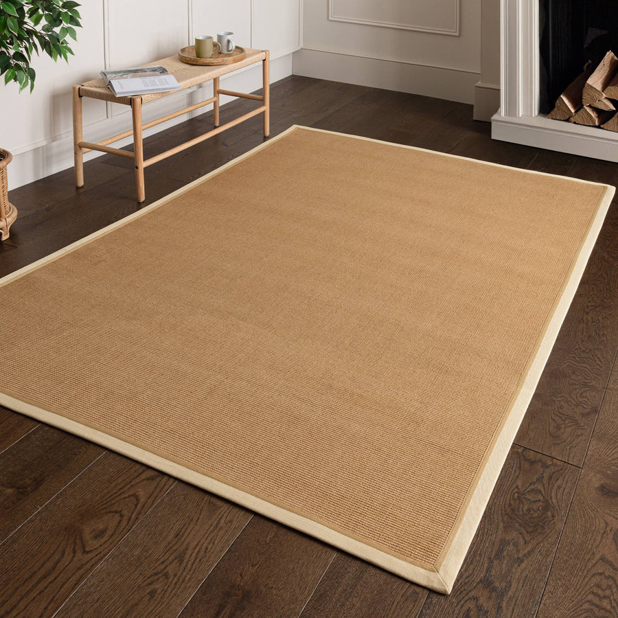 Bordo Boucle Cream Linen Rug
