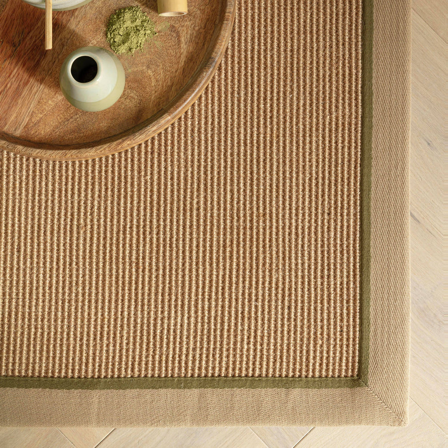 Bordo Boucle Linen Sage Rug