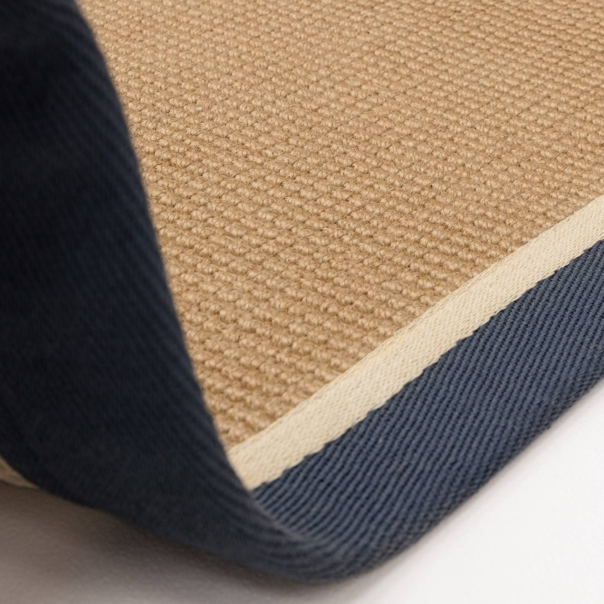 Alfombra Bordo Boucle Navy Cream