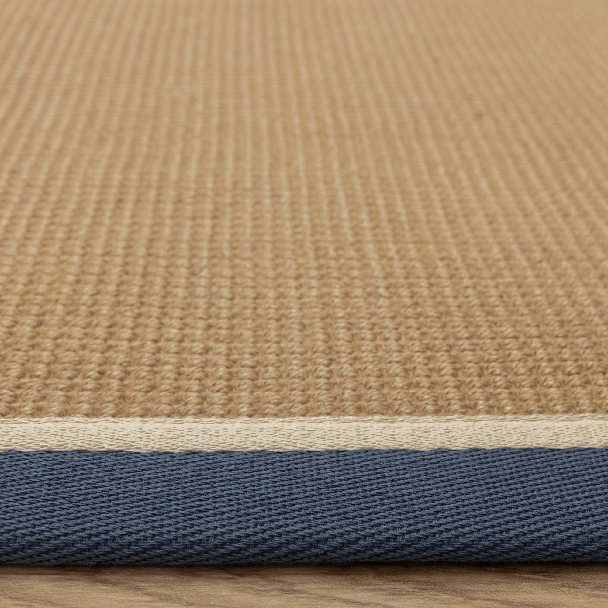 Alfombra Bordo Boucle Navy Cream