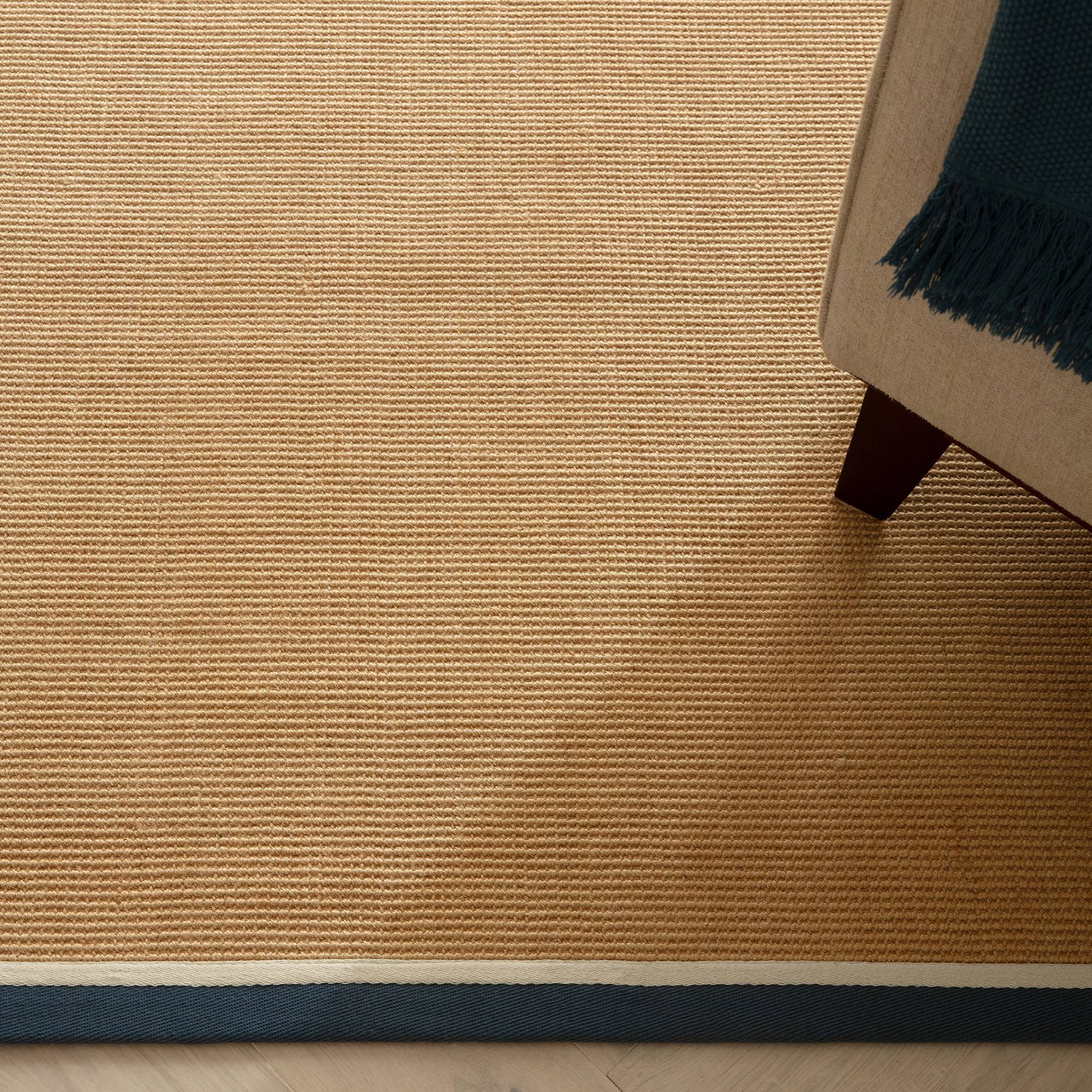 Alfombra Bordo Boucle Navy Cream