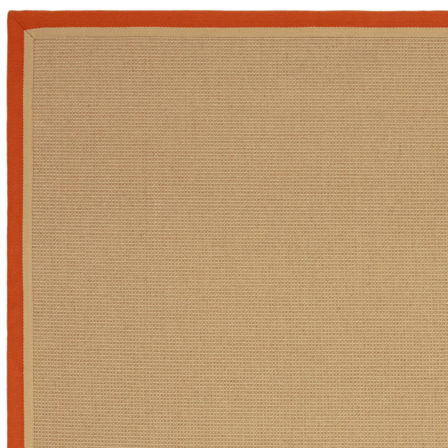 Bordo Boucle Rust Linen Rug
