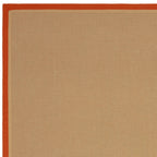 Bordo Boucle Rust Linen Rug