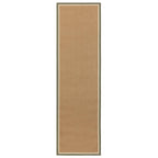 Alfombra Bordo Herringbone Khaki Cream