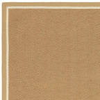 Alfombra Bordo Herringbone Linen Cream