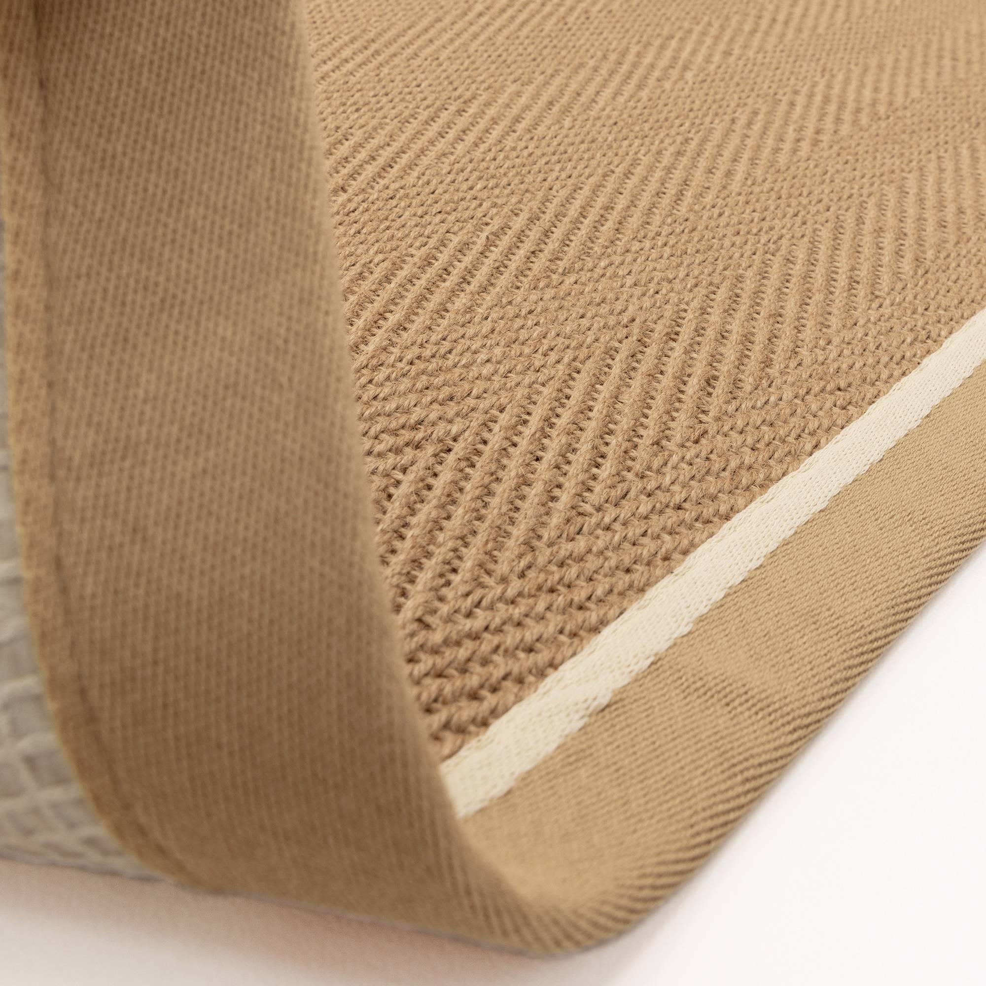 Alfombra Bordo Herringbone Linen Cream