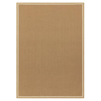 Bordo Herringbone Linen Cream Rug