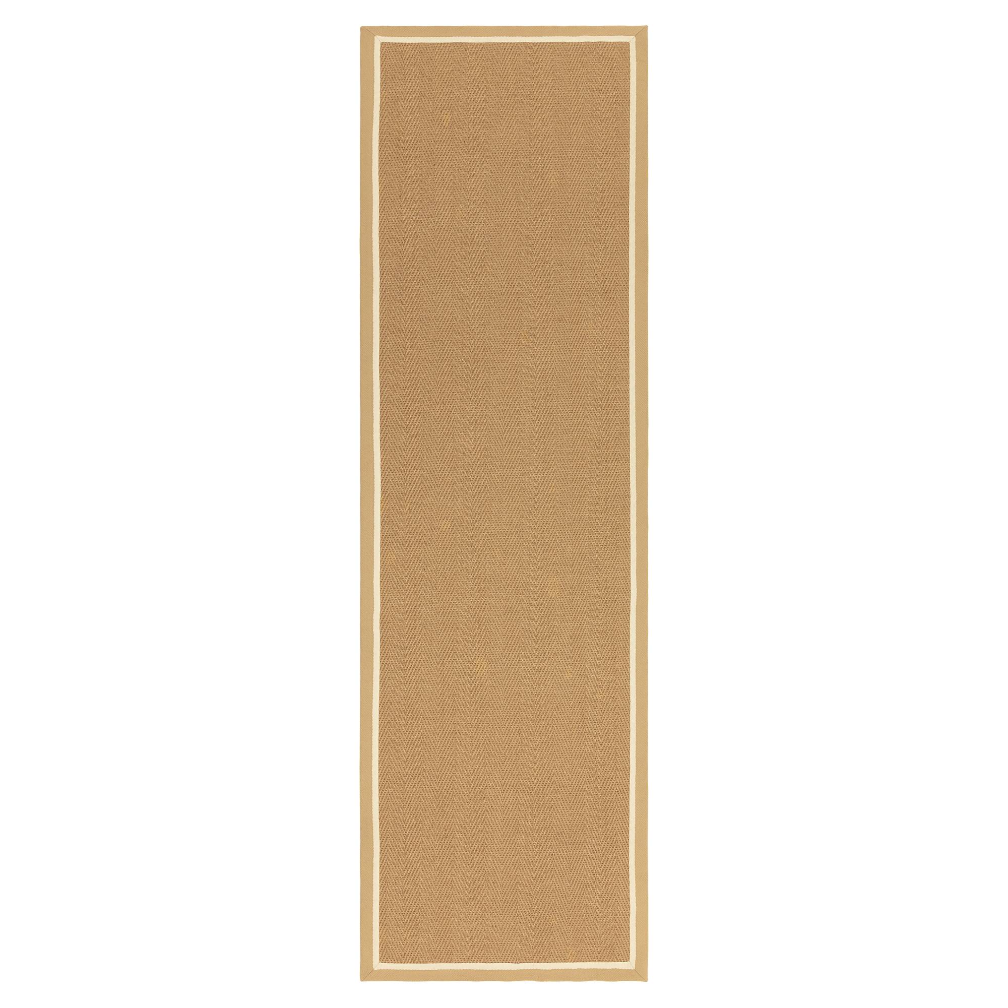Alfombra Bordo Herringbone Linen Cream