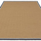 Bordo Herringbone Slate Cream Rug
