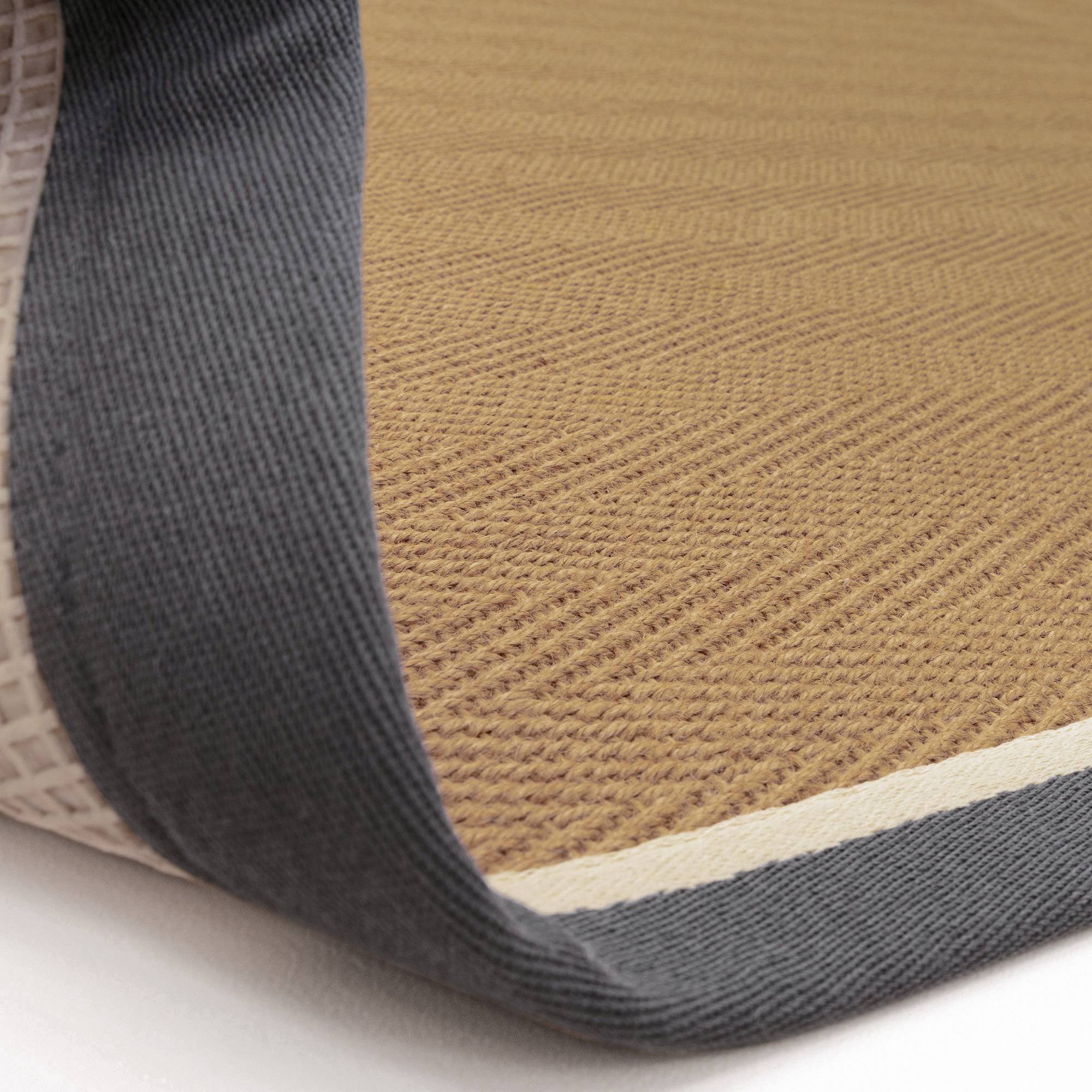 Bordo Herringbone Slate Cream Rug