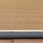 Bordo Herringbone Slate Cream Rug