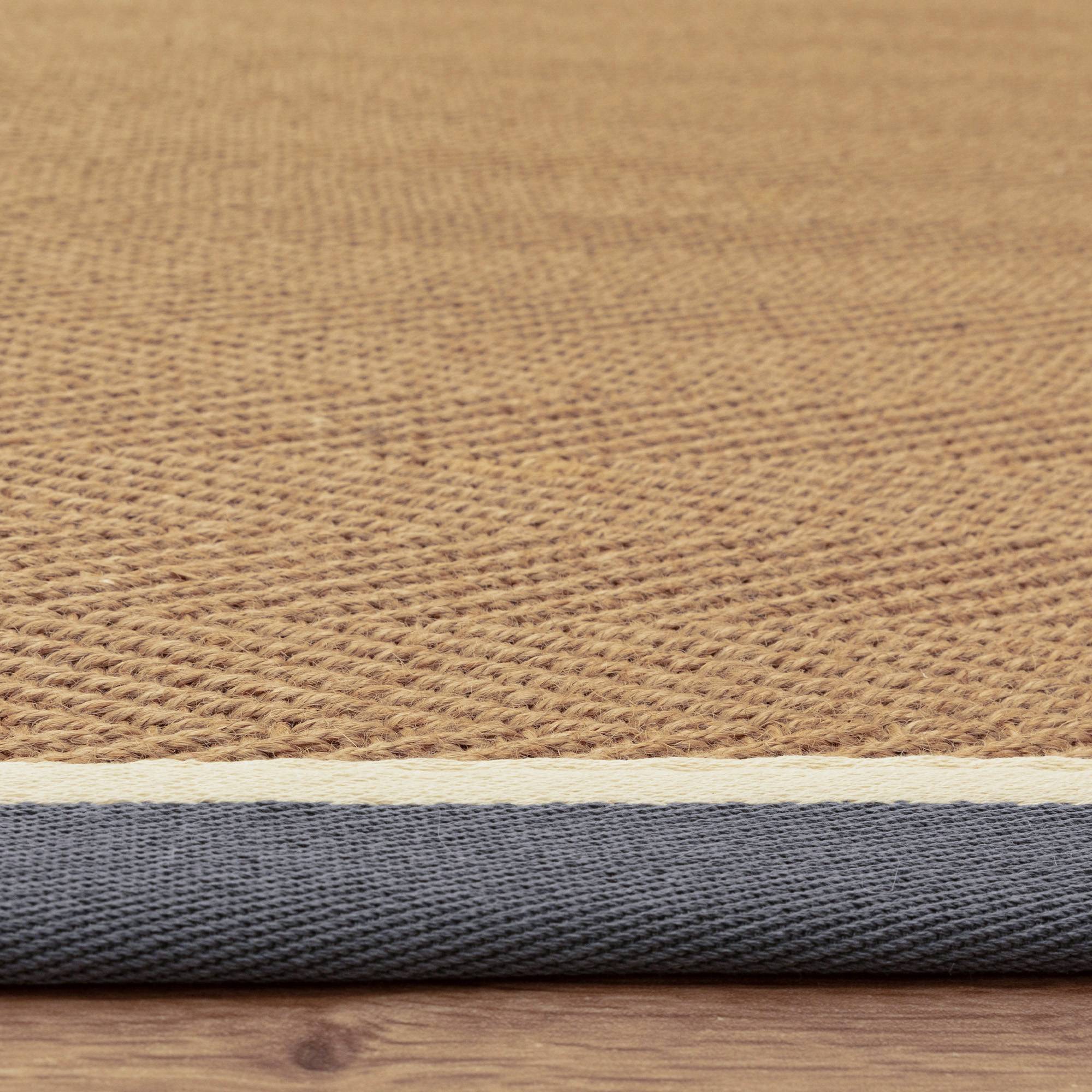 Bordo Herringbone Slate Cream Rug