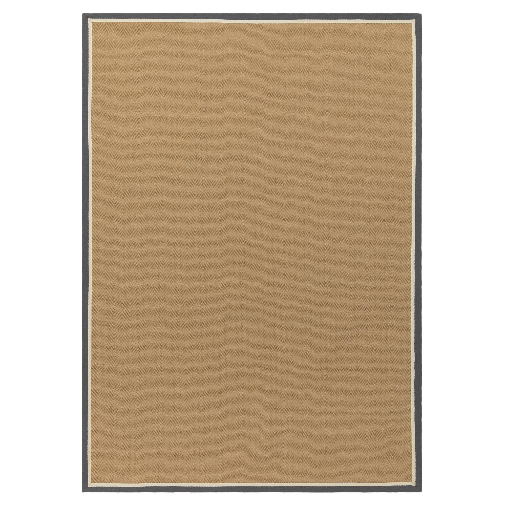 Bordo Herringbone Slate Cream Rug