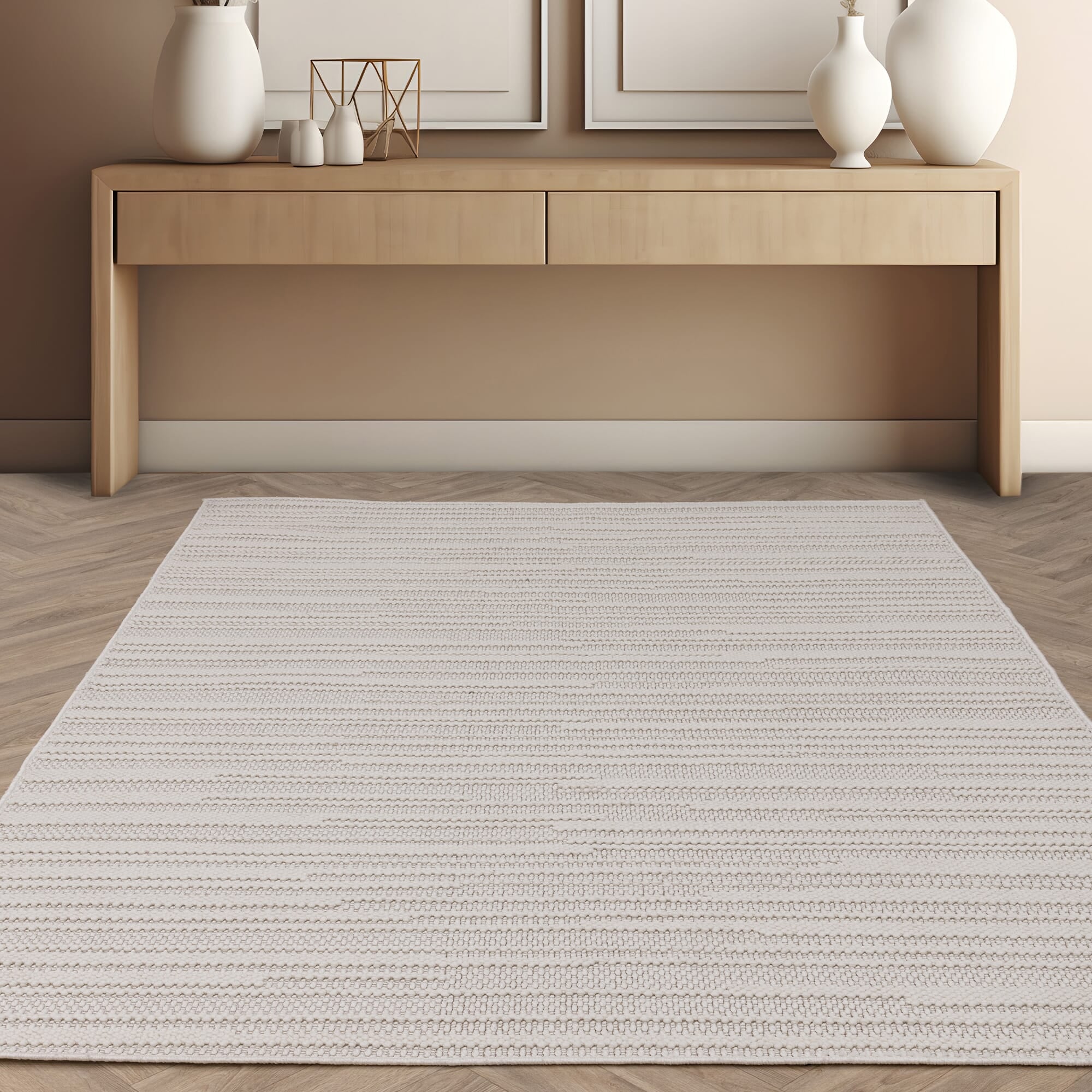 Alfombra Camber Stripe Marfil