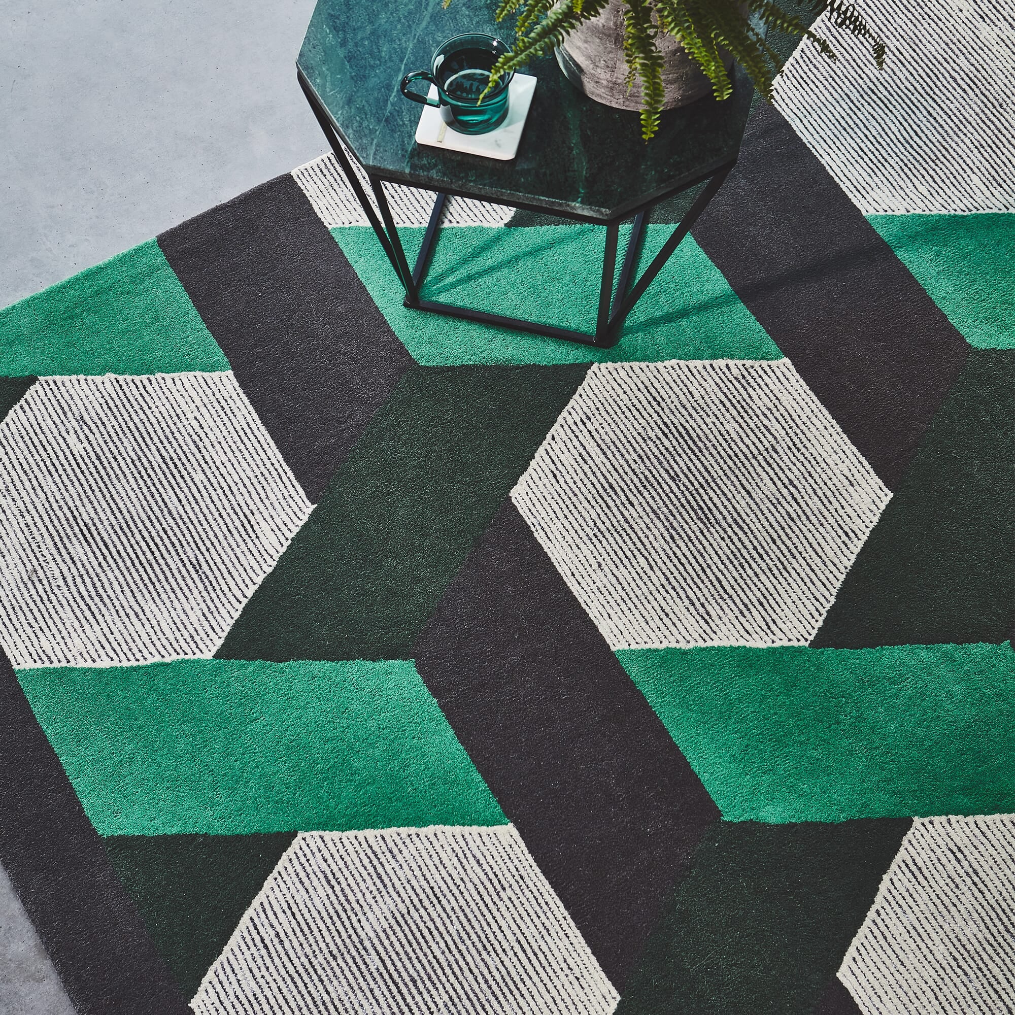 Camden Green Rug