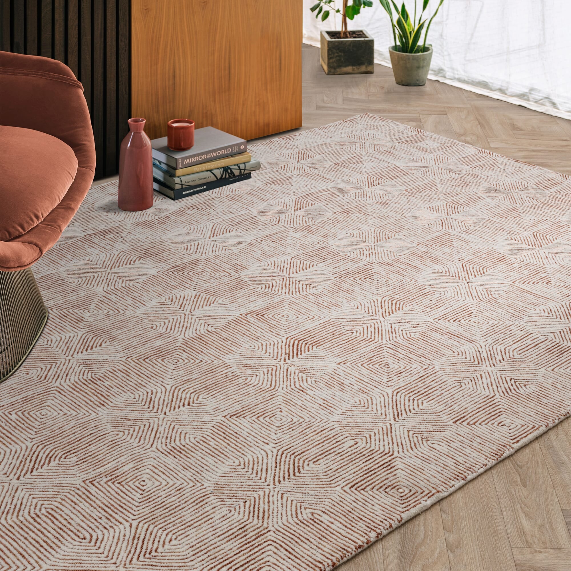 Camden Terracotta Rug - Asiatic Carpets - London