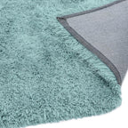 Cascade Duck Egg Shiny Shaggy Rug