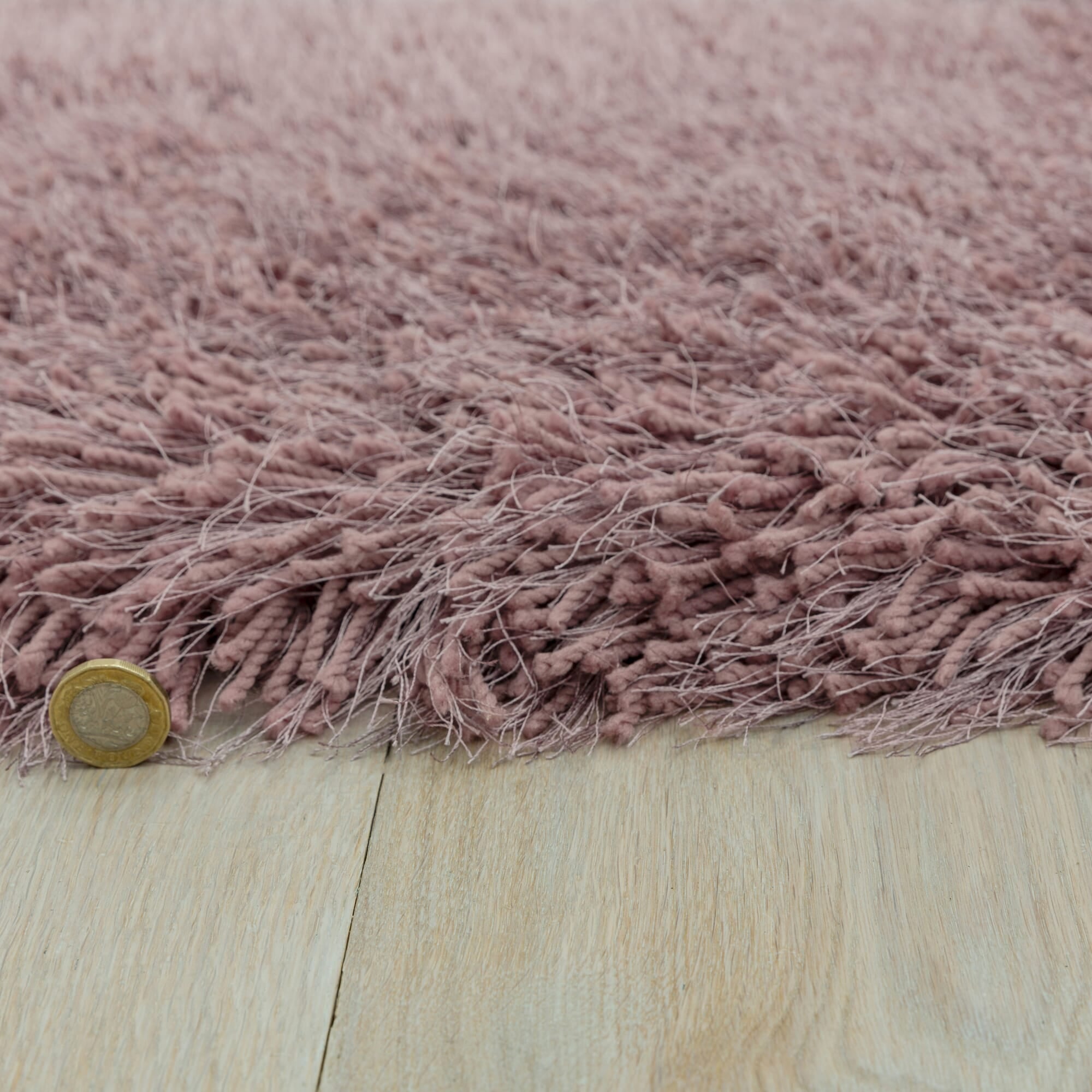 Cascade Heather Shiny Shaggy Rug