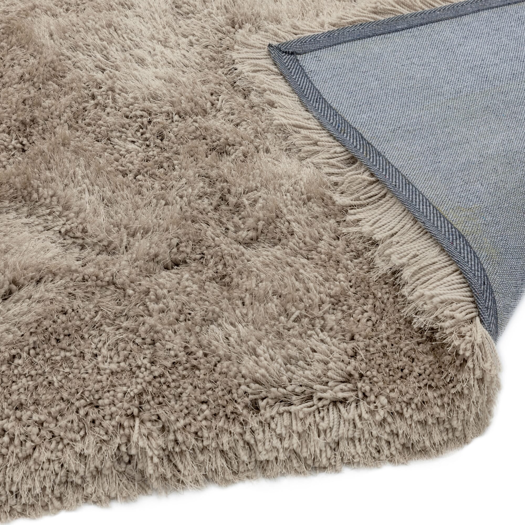 Cascade Mink Shiny Shaggy Rug