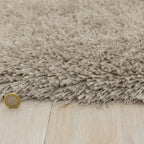 Cascade Mink Shiny Shaggy Rug