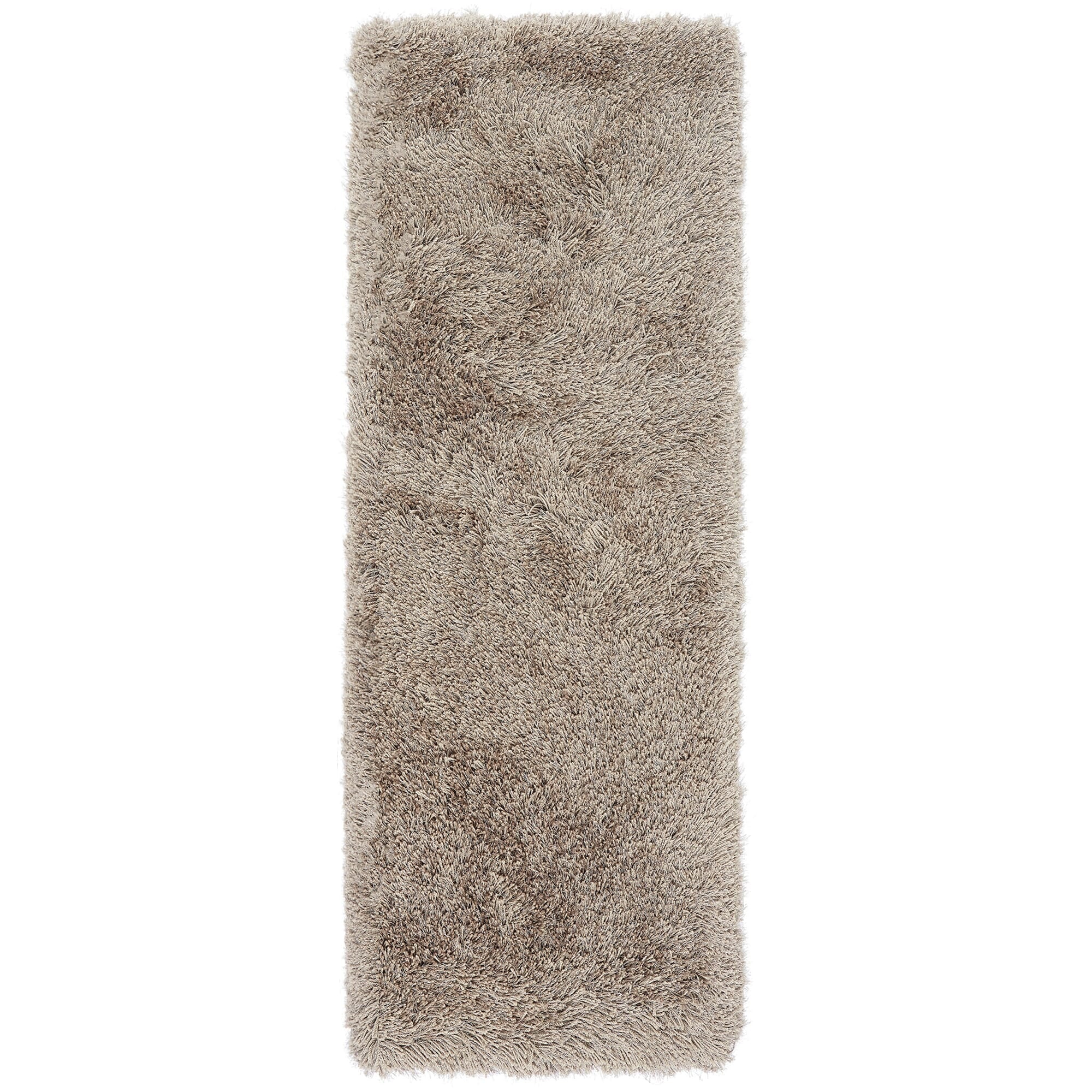 Cascade Mink Shiny Shaggy Rug