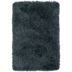 Cascade Slate Shiny Shaggy Rug